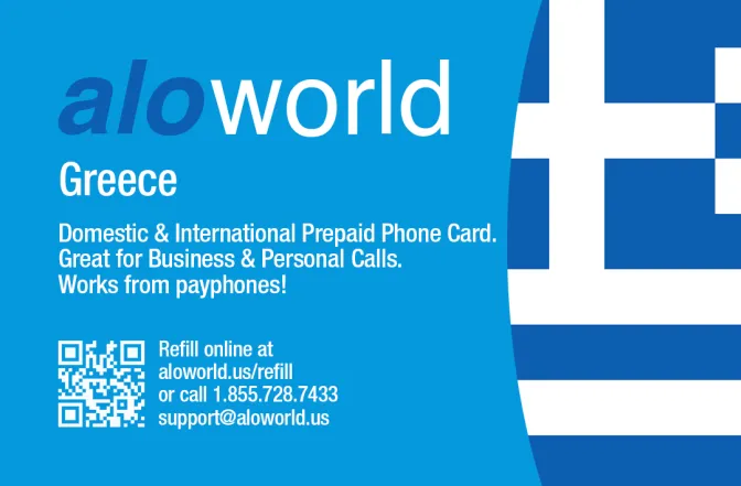 Call Greece from United States or Canada cheap and easy with a calling card.