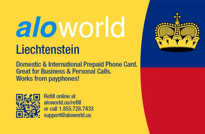 Call Liechtenstein from United States or Canada cheap and easy with a calling card.