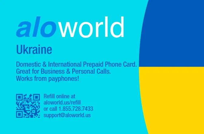 Call Ukraine from United States or Canada cheap and easy with a calling card.